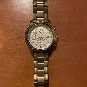 Gold Fossil Watch with extra links